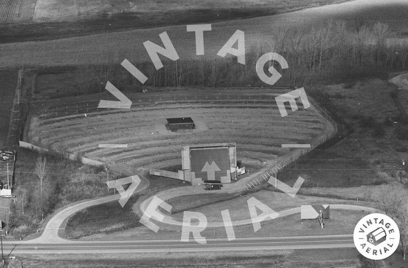 M-53 Drive-In Theatre - Vintage Aerial